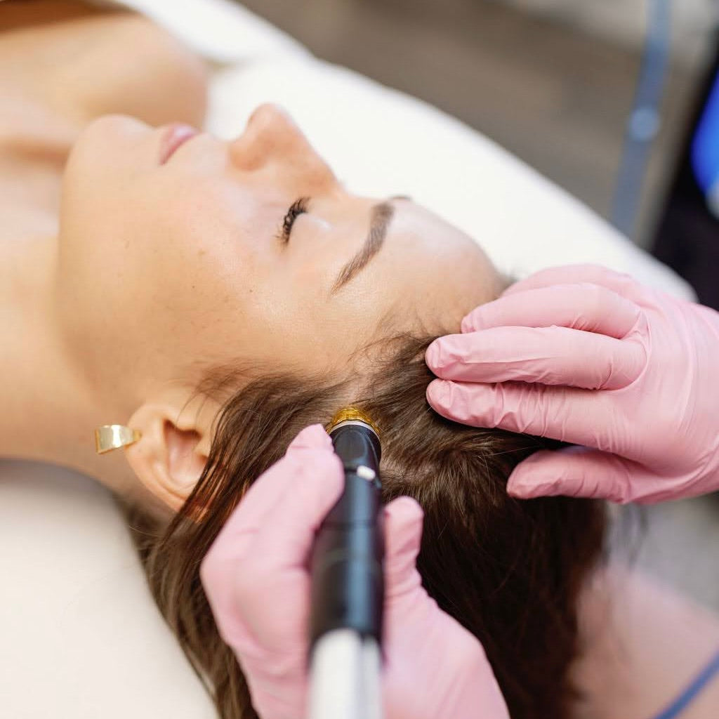 Fall Specials: Hydrafacial Keravive Package (Series of 3 Scalp Treatments)